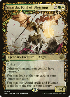 Sigarda, Font of Blessings (Showcase) [March of the Machine: The Aftermath]-1