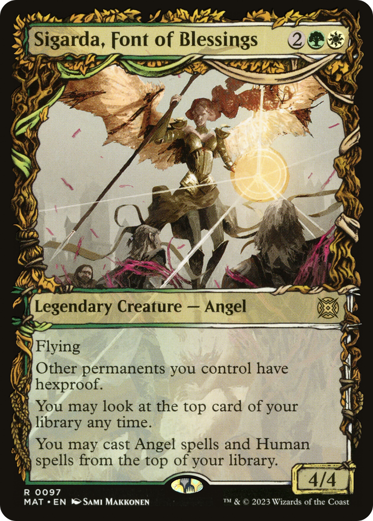Sigarda, Font of Blessings (Showcase) [March of the Machine: The Aftermath]-1