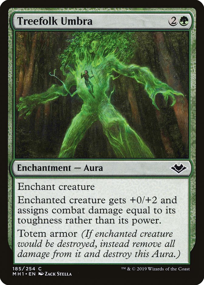Treefolk Umbra [Modern Horizons]-1
