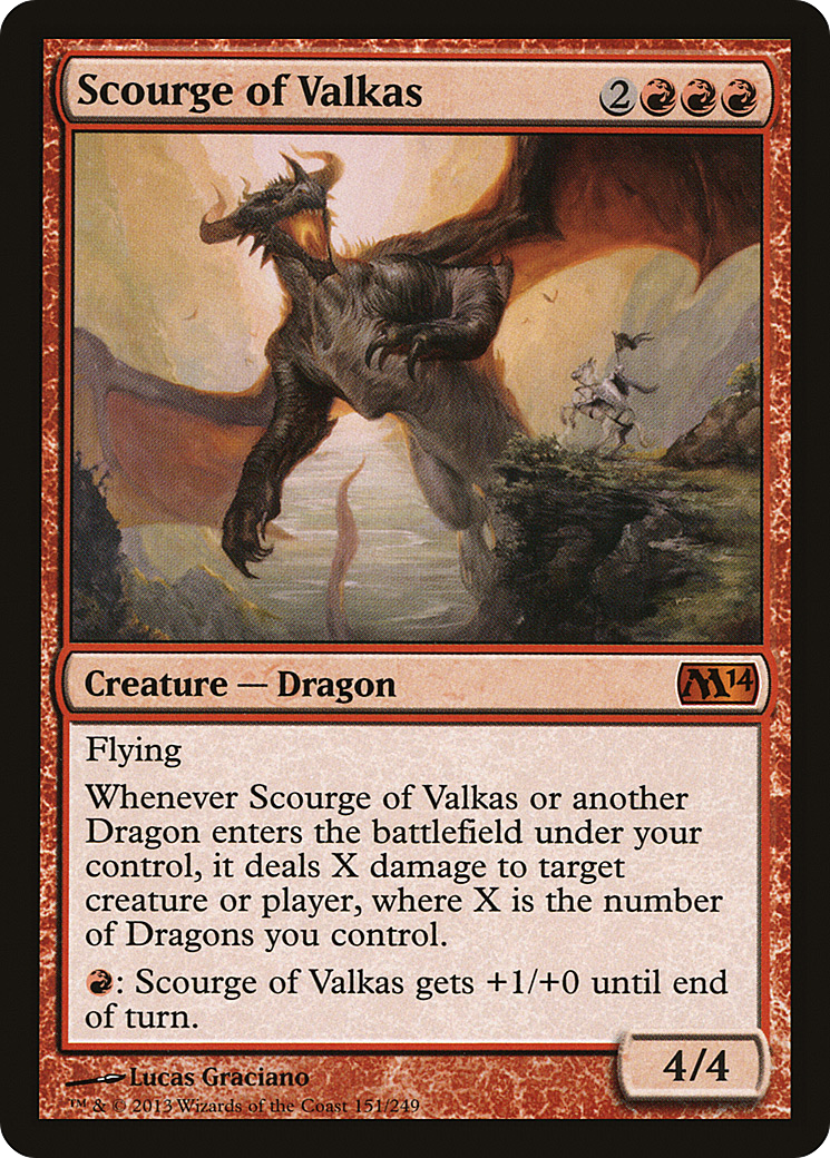 Scourge of Valkas [Magic 2014]-1