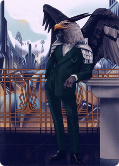 Falco Spara, Pactweaver // Falco Spara, Pactweaver (ASNC-067) - New Capenna Art Series (Borderless) Foil-1