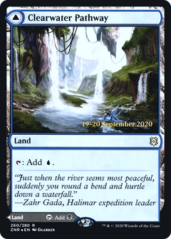 Clearwater Pathway // Murkwater Pathway [Zendikar Rising Prerelease Promos]-3
