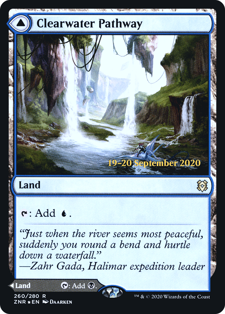 Clearwater Pathway // Murkwater Pathway [Zendikar Rising Prerelease Promos]-3