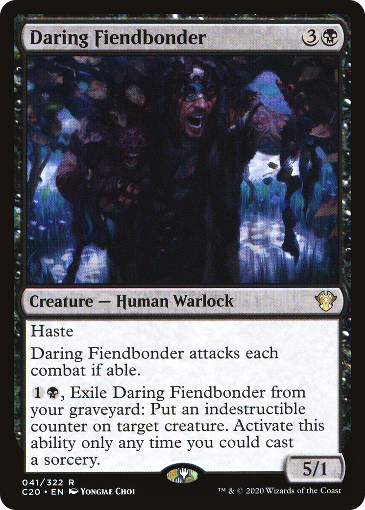 Daring Fiendbonder [Commander 2020]-1
