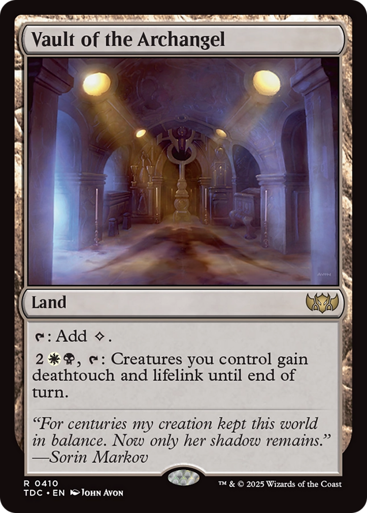 Vault of the Archangel [Tarkir: Dragonstorm Commander]-1