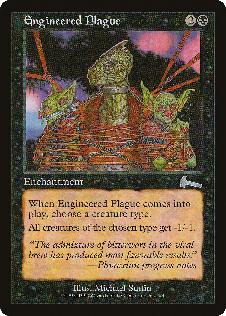 Engineered Plague [Urza's Legacy]-1