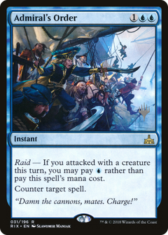 Admiral's Order (Promo Pack) [Rivals of Ixalan Promos]-1