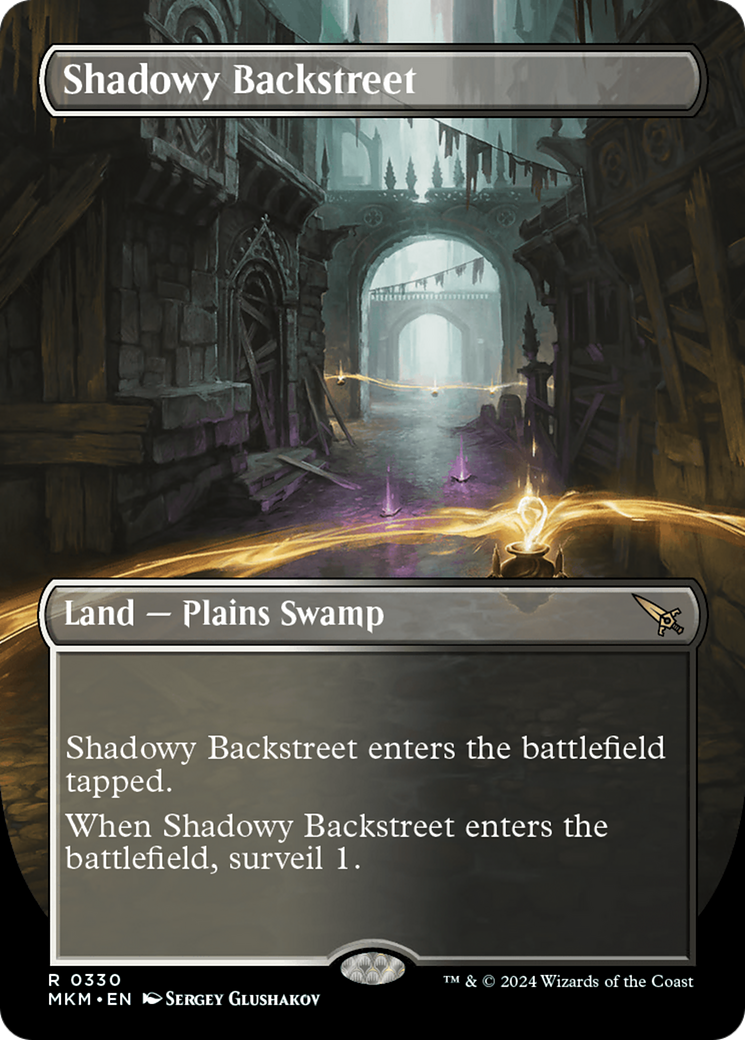 Shadowy Backstreet (Borderless) [Murders at Karlov Manor]-1