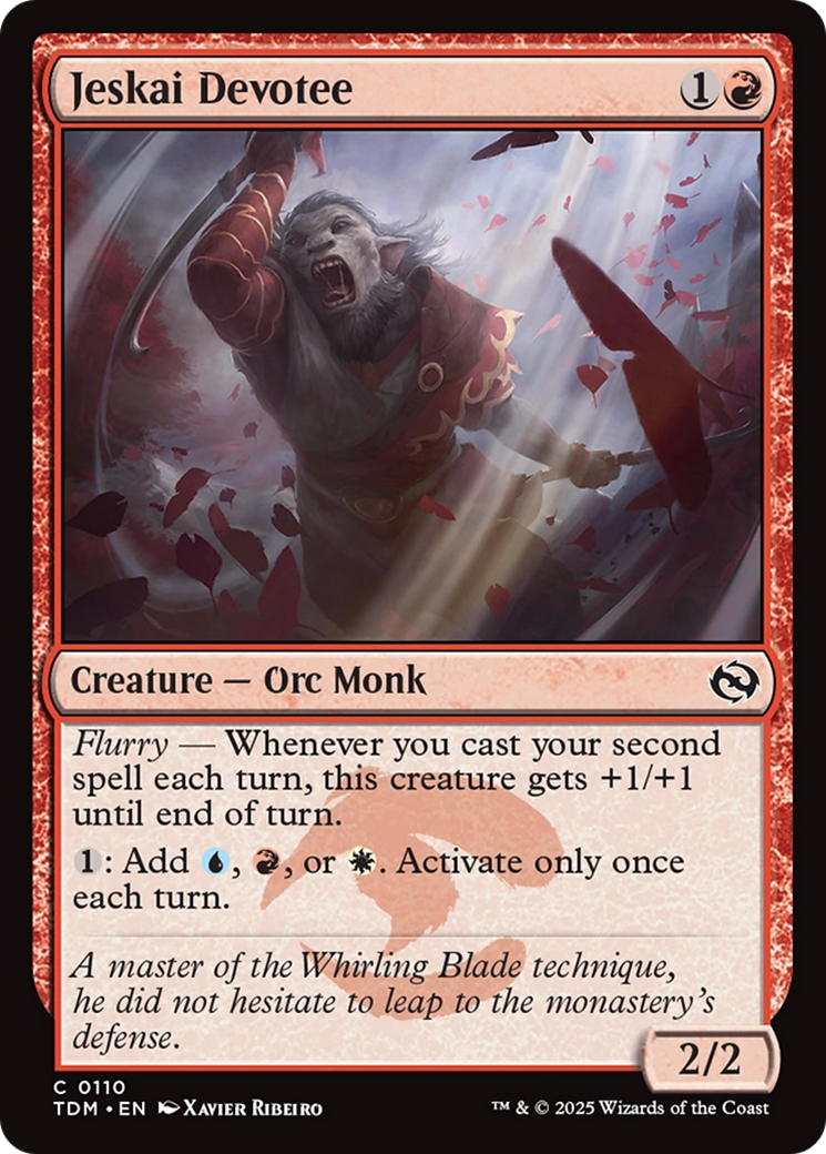 Jeskai Devotee [Tarkir: Dragonstorm]-1