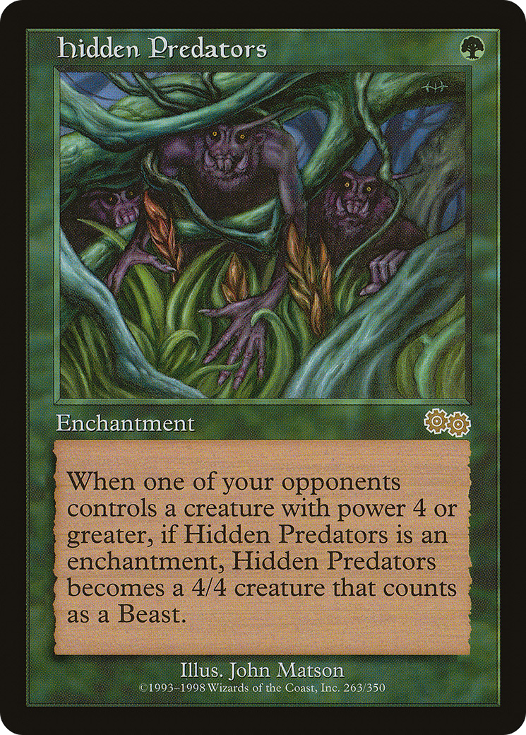 Hidden Predators [Urza's Saga]-1