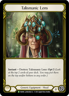 Talismanic Lens (Golden) [FAB066] (Promo)  Cold Foil-1