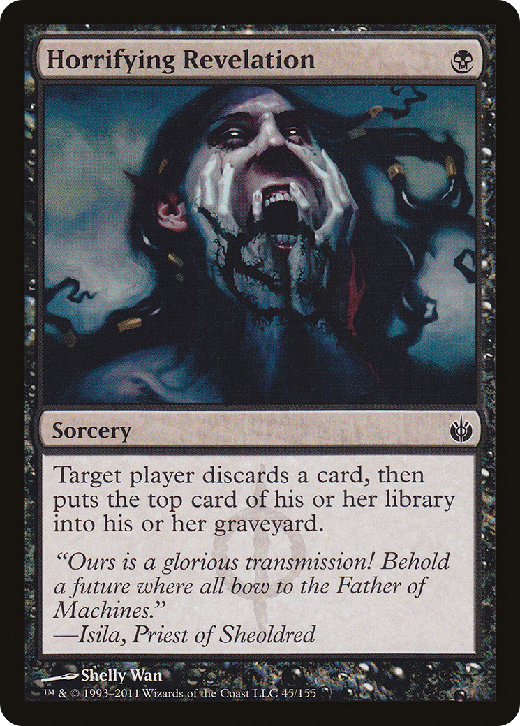 Horrifying Revelation [Mirrodin Besieged]-1