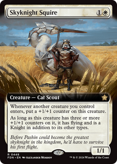 Skyknight Squire (Extended Art) [Foundations]-1