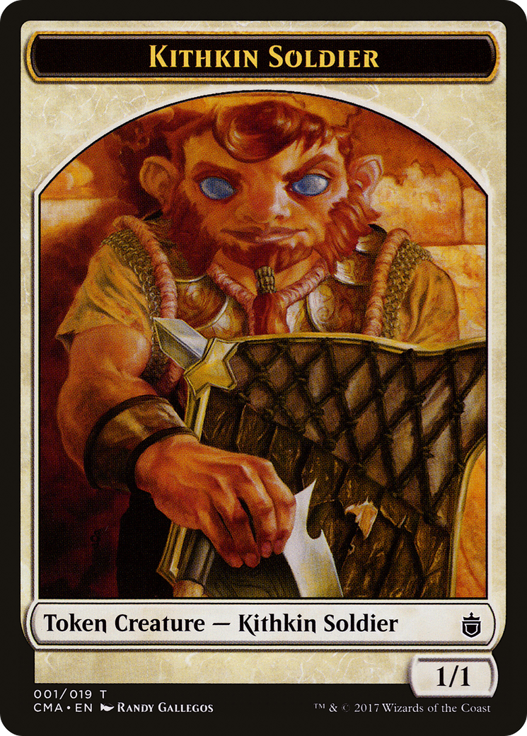 Kithkin Soldier Token [Commander Anthology Tokens]-1
