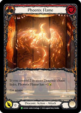 Phoenix Flame [LGS104] (Promo)  Rainbow Foil