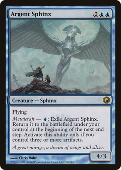Argent Sphinx [Scars of Mirrodin]-1