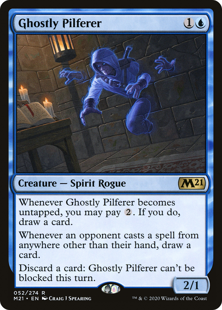 Ghostly Pilferer [Core Set 2021]-1