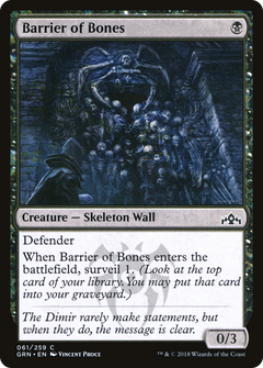 Barrier of Bones [Guilds of Ravnica]-1