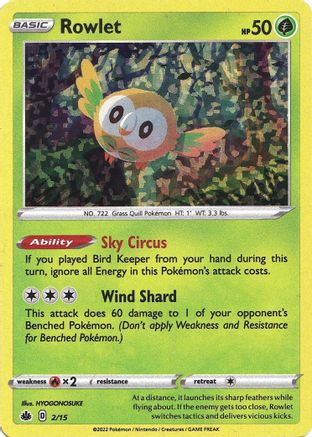 Rowlet (2/15) [McDonald's Promos: Match Battle]-1