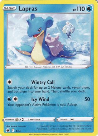 Lapras (6/15) [McDonald's Promos: Match Battle]-1
