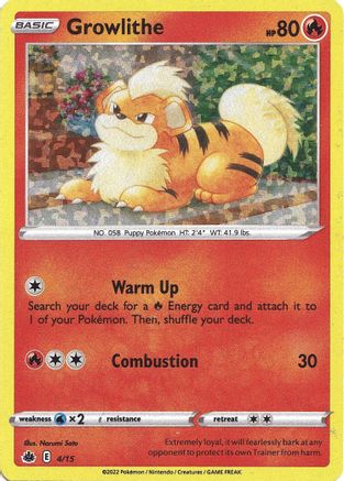 Growlithe (4/15) [McDonald's Promos: Match Battle]-1