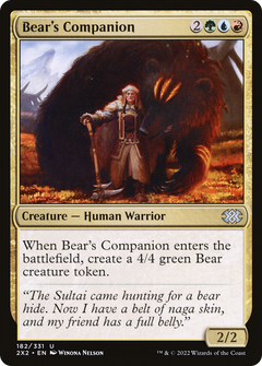 Bear's Companion [Double Masters 2022]-1