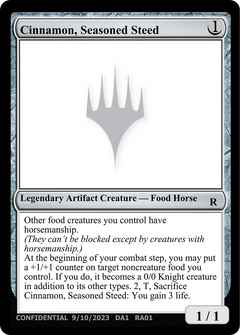 Cinnamon, Seasoned Steed (UNK-RA01) - Unknown Event-1