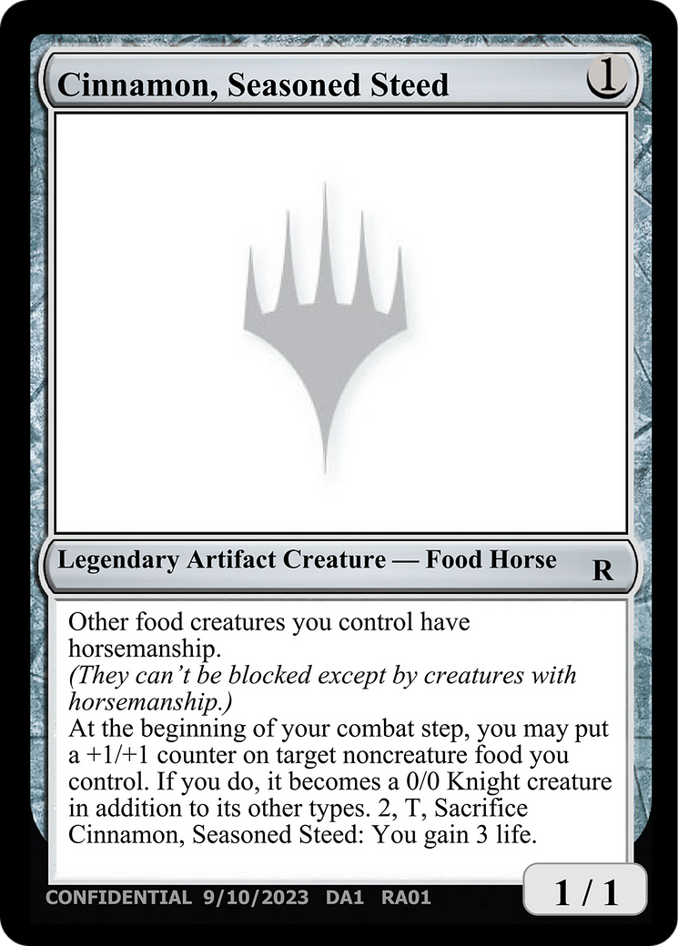 Cinnamon, Seasoned Steed (UNK-RA01) - Unknown Event-1