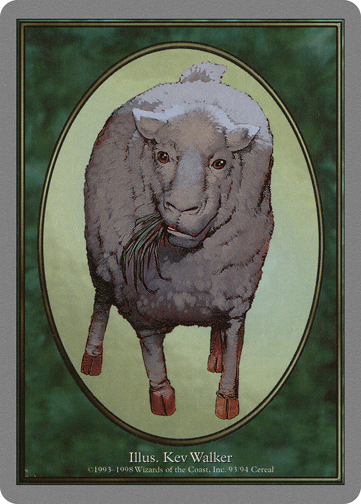 Sheep Token [Unglued Tokens]-1