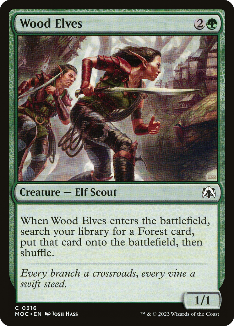Wood Elves [March of the Machine Commander]-1
