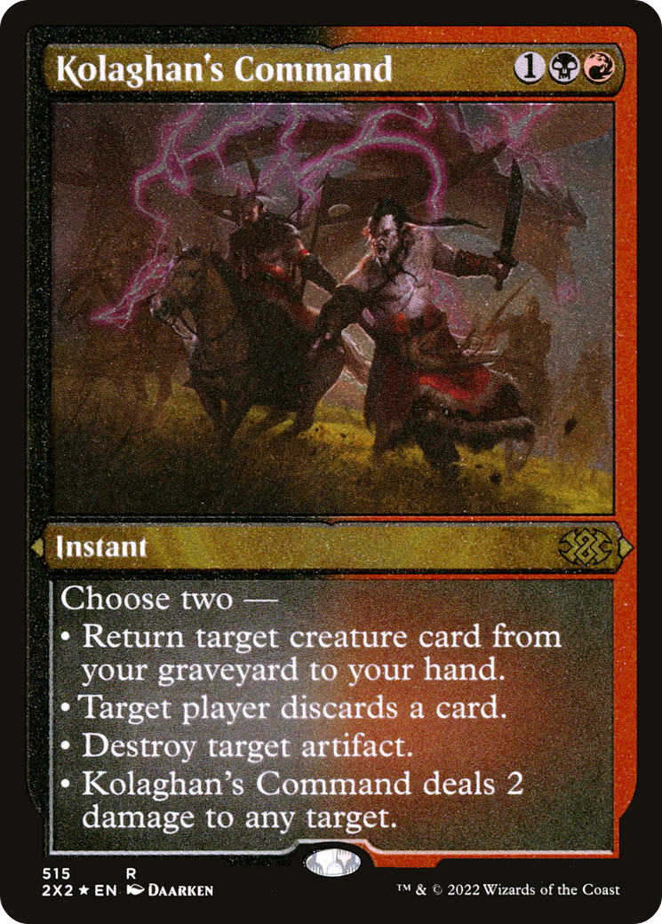Kolaghan's Command (Foil Etched) [Double Masters 2022]-1