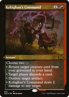 Kolaghan's Command (Foil Etched) [Double Masters 2022]-1