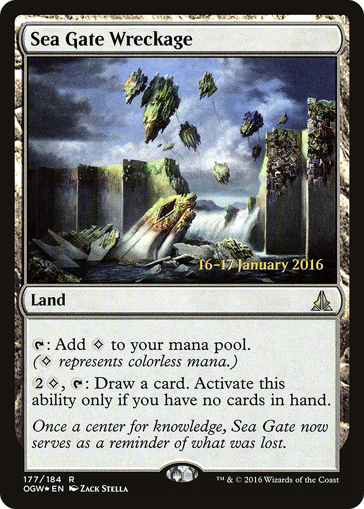 Sea Gate Wreckage [Oath of the Gatewatch Prerelease Promos]-1