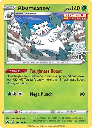 Abomasnow (010/198) (Holiday Calendar) [Sword & Shield: Chilling Reign]-1