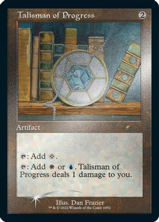 Talisman of Progress (Foil Etched) [Secret Lair Drop Series]-1