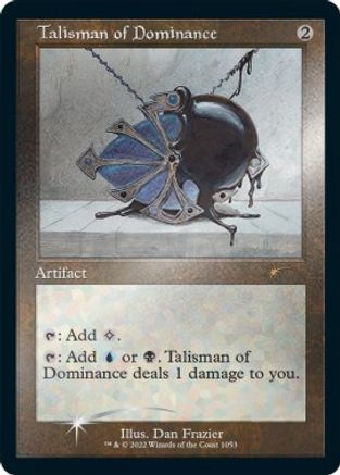 Talisman of Dominance (Foil Etched) [Secret Lair Drop Series]-1