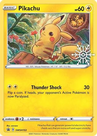 Pikachu (SWSH153) (Holiday Calendar) [Sword & Shield: Black Star Promos]-1