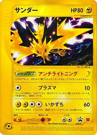 Zapdos 024/P  Miscellaneous Cards & Products - Promo-1
