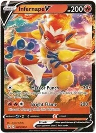 Infernape V (SWSH252) [Sword & Shield: Black Star Promos]-1