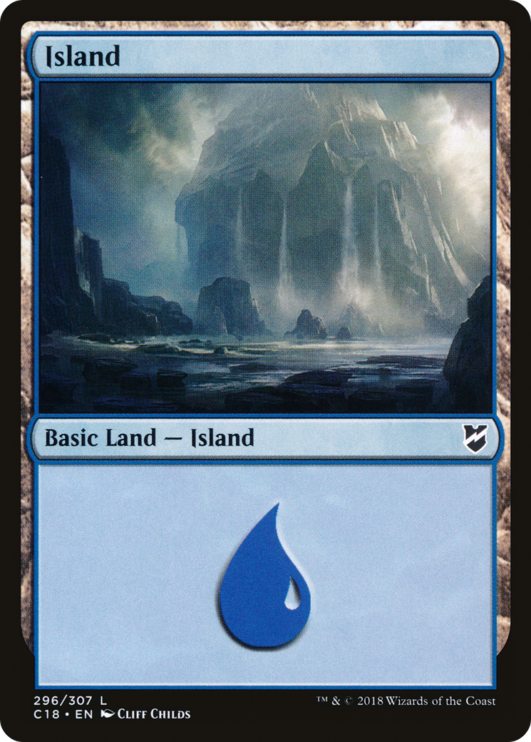 Island (296) [Commander 2018]-1