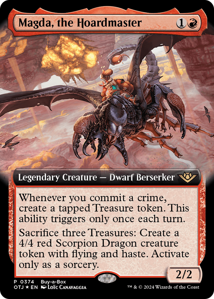 Magda, the Hoardmaster (Buy-A-Box) [Outlaws of Thunder Junction Promos]-1