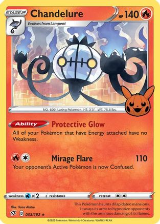 Chandelure (033/192) [Trick or Trade]-1