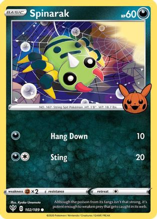 Spinarak (102/189) [Trick or Trade]-1