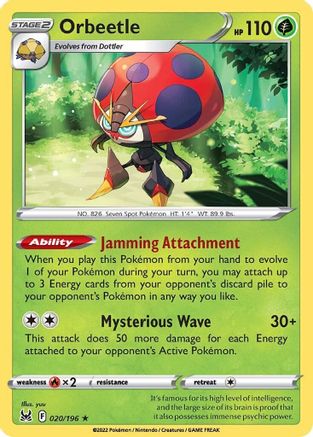 Orbeetle (020/196) [Sword & Shield: Lost Origin]-1