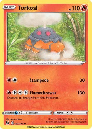 Torkoal (023/196) [Sword & Shield: Lost Origin]-1