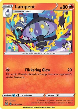 Lampent (025/196) [Sword & Shield: Lost Origin]-1