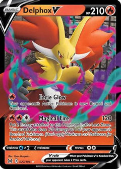 Delphox V (027/196) [Sword & Shield: Lost Origin]-1