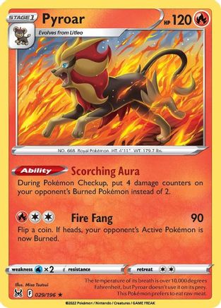 Pyroar (029/196) [Sword & Shield: Lost Origin]-1