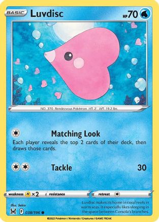 Luvdisc (038/196) [Sword & Shield: Lost Origin]-1