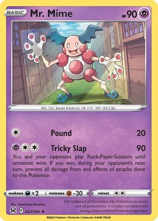 Mr. Mime (067/196) [Sword & Shield: Lost Origin]-1